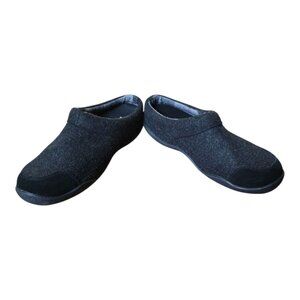 Men's Black Slip-On Kuru Slippers